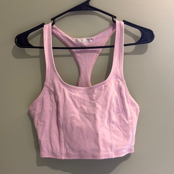 Pink Racerback workout top - Picture 1 of 3
